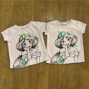 TWIN BUNDLE - Disney Princess Jasmine T-Shirts - 2T